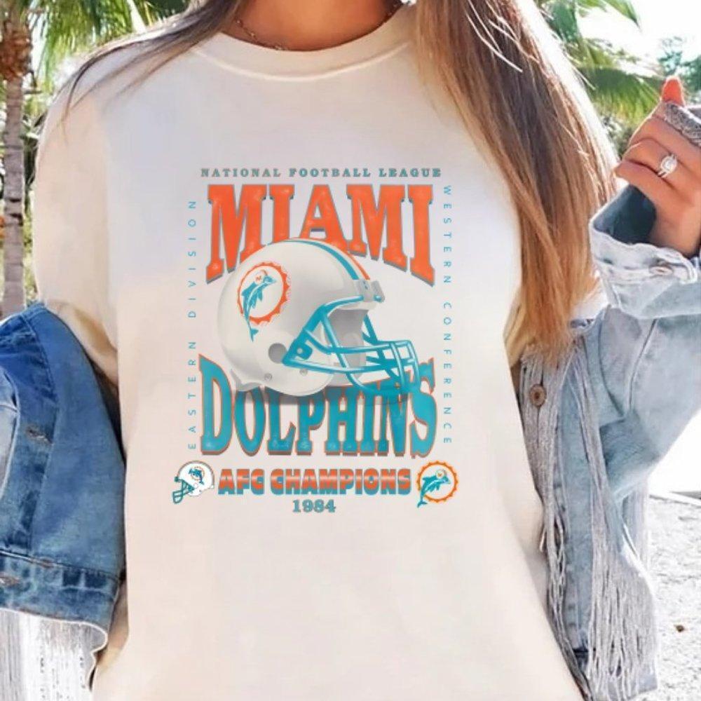 Mercari Miami Dolphins Shirt National Football League Unisex Tee Shirt